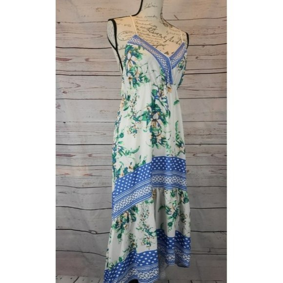 Anthropologie Dresses & Skirts - Jealous Tomato Hi Low Strappy Floral Print Dress -M